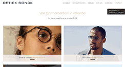 Desktop Screenshot of optieksonck.be